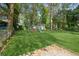 Spacious backyard with playset and shed at 633 Tom Read Dr, Marietta, GA 30062