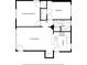 Floor plan showing two bedrooms, living room, kitchen and bath at 2240 Cheshire Bridge Rd # 205, Atlanta, GA 30324