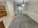 Dining room with carpet and a chandelier at 2491 Emma Way, Lawrenceville, GA 30044