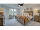 Spacious bedroom with large windows and stylish furnishings at 401 Carrera Ln, Acworth, GA 30102