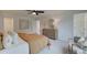 Bright bedroom with ensuite access and dresser at 401 Carrera Ln, Acworth, GA 30102