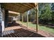 Covered under deck area, providing additional outdoor space at 7000 Fringe Flower Dr # 85, Austell, GA 30168