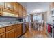 Modern kitchen with stainless steel appliances and ample cabinet space at 4000 Savannah Ridge Trce, Loganville, GA 30052