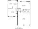 Main floor plan with dimensions and room sizes at 3855 Cedar Trace Ct, Ellenwood, GA 30294