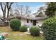 Large backyard with shed and trees at 3027 Saint Annes Nw Ln, Atlanta, GA 30327