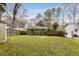 Large backyard with shed and trees at 3027 Saint Annes Nw Ln, Atlanta, GA 30327