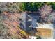 House and driveway view from above at 100 Jessamine Trl, Lawrenceville, GA 30046