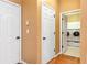 Convenient laundry room with washer and dryer included at 3338 Hinsdale Ln, Buford, GA 30519