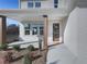 Front porch entry with wooden columns and decorative wreath at 2144 Suncrest Pt, Marietta, GA 30064