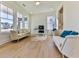 Bright home office features hardwood floors, built-in shelving and lots of natural light at 2144 Suncrest Pt, Marietta, GA 30064