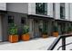 Townhouse entrance with Corten steel planters at 1160 Ormewood Ave # 11, Atlanta, GA 30316