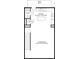 Upper level floor plan featuring kitchen, living space, bathroom, and deck at 1160 Ormewood Ave # 11, Atlanta, GA 30316