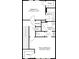 Second floor plan with primary bedroom, laundry, and two bathrooms at 1160 Ormewood Ave # 11, Atlanta, GA 30316
