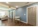 Small dining area with round table and chairs near kitchen at 723 Campbell Cir, Hapeville, GA 30354