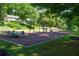 Community playground with swings, climbing structures, and a safe surface at 723 Campbell Cir, Hapeville, GA 30354