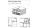 Two-story house plan, approx 1856 heated sq ft, 2315 total sq ft at 105 Heyman Dr, Covington, GA 30016