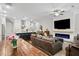 Bright dining area with a rustic wooden table and seating at 290 Walker Ave, Roswell, GA 30076