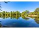 Stunning lake view with clear reflections at 558 Plainville Dr, Atlanta, GA 30331