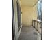 Private balcony with metal railing and screen at 870 Mayson Turner Nw Rd # 1110, Atlanta, GA 30314