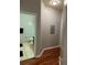 Small bathroom with toilet and brown vanity at 870 Mayson Turner Nw Rd # 1110, Atlanta, GA 30314