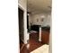 Living room with dark furniture and hardwood floors at 870 Mayson Turner Nw Rd # 1110, Atlanta, GA 30314