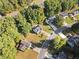Bird's-eye view highlighting the home's setting in a tree-lined community at 3362 Eastmont Ln, Lithonia, GA 30038