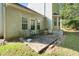 Concrete patio adjacent to the house, ideal for outdoor relaxation at 3362 Eastmont Ln, Lithonia, GA 30038