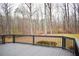 Spacious deck overlooking wooded backyard at 2085 High Point Sw Trl, Atlanta, GA 30331