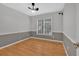 Bright bedroom featuring gray walls and wood-look floors at 17 Wexford Nw Cir, Cartersville, GA 30121