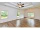 Spacious main bedroom with hardwood floors and ample natural light at 45 Knight Ln, Mcdonough, GA 30252