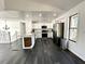 Modern kitchen with stainless steel appliances and an island at 3571 Quail Hollow Trl, Snellville, GA 30039
