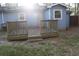 Wooden deck leads to a fenced backyard at 1026 Valley View Rd, Atlanta, GA 30315
