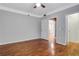 Spacious bedroom featuring hardwood floors and neutral walls at 2700 Pine Tree Ne Rd # 2215, Atlanta, GA 30324