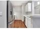 Modern kitchen with stainless steel appliances and white cabinets at 2700 Pine Tree Ne Rd # 2215, Atlanta, GA 30324