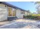 Back patio, freshly painted white brick exterior at 2173 Cloverdale Se Dr, Atlanta, GA 30316