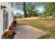 Private backyard with patio and mature trees at 2089 Bluffton Way, Decatur, GA 30035