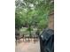 Private patio with seating area and grill at 323 The Chace Ne, Sandy Springs, GA 30328