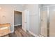 Modern bathroom with granite countertop and glass shower at 4 Magnolia St, Porterdale, GA 30014