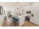 Modern kitchen featuring stainless steel appliances and an island with seating at 1237 Memorial Se Dr # 401, Atlanta, GA 30316