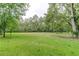 Spacious backyard with lush green grass and mature trees at 788 S Hwy 11 S, Social Circle, GA 30025