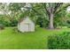 Large backyard with shed and mature trees at 788 S Hwy 11 S, Social Circle, GA 30025