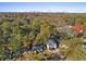 Aerial view of house with city skyline in the distance at 156 Martha Ne Ave, Atlanta, GA 30317