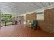 Covered deck with brick home view at 1051 Rock Springs Rd, Lawrenceville, GA 30043