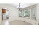 Bright dining area with built-in window seat at 1051 Rock Springs Rd, Lawrenceville, GA 30043