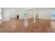 Spacious living room with light wood floors at 1051 Rock Springs Rd, Lawrenceville, GA 30043