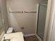 Clean bathroom with shower and vanity at 837 Crestwell Sw Cir, Atlanta, GA 30331