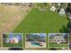 Aerial view of property highlighting home, pool, and barn at 1690 Mcconnell Rd, Grayson, GA 30017