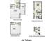 Optional floor plans show a third-car garage, side entry garage, and guest suite at 344 Riverwood Pass, Dallas, GA 30157