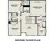 Second floor plan features an owner's suite, two bedrooms, and a loft at 344 Riverwood Pass, Dallas, GA 30157