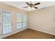 Breakfast nook with access to backyard through sliding glass doors at 129 Talon Pl, Mcdonough, GA 30253